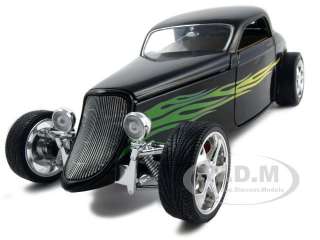 1933 FORD COUPE BLACK 118 DIECAST MODEL CAR  