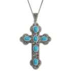 cross pendant metal 925 sterling silver jewelry stone cubic zirconia 