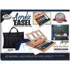   and Langnickel Acrylic Art Set With Easel And Convenient Tote Bag