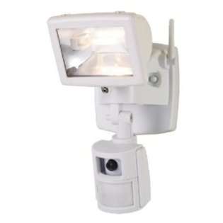   100W Motion Security Camera and Floodlight System, White 