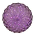PENN Purple LED Lighted Hanging Christmas Crystal Sphere Ball Outdoor 