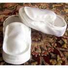 ANGLES Baby boy OR girl satin shoes soft INFANT shoes /Size Fits up to 