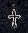 Sterling Silver Slider Christian Cross Jewelry Pendant  