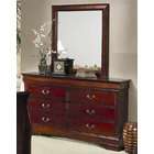 Coaster Louis Philippe Dresser and Mirror by Coaster Furniture