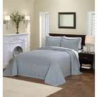   Best Quality French Tile Twin Bedspread Light Blue By Pem America