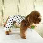   Shirt With Black Polka Dot Clothing for Dogs & Pet Stores SZ18 4038~M