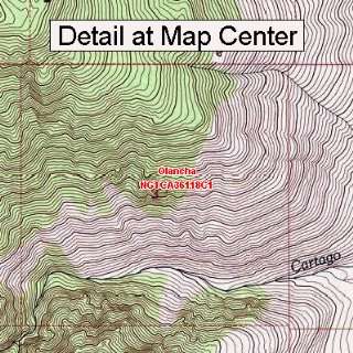  USGS Topographic Quadrangle Map   Olancha, California 