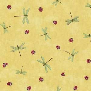  54 Wide Waverly Fly Away Buttercup Fabric By The Yard 