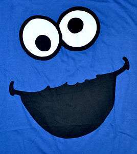   Monster Mens Sesame Street T Shirt Graphic Tee Dark Blue NWT  