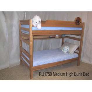 Riddle Manufacturing Medium Height TwinXLTwinXL Bunk Bed Pearl White