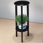 Ore 1 Drawer Plant Stand   Oak Finish