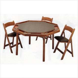 Kestell Furniture 52 Oak Contemporary Folding Poker Table 
