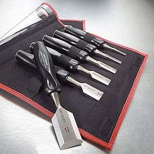   pc. Wood Chisel Set with Case  Craftsman Tools Hand Tools Chisels