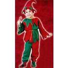 Fun World 6 Piece Kids Christmas Elf Costume Set   Size Medium (8 10)