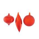 CC Christmas Decor 12 Cognac Library Orange Ball/Onion/Teardrop Glass 