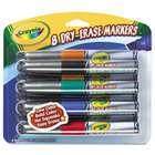 Crayola CYO988628   Dry Erase Markers, Chisel Tip, Assorted Colors, 8 