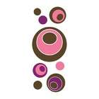 Art A Peel Tween Concentric Circles Wall Decal in Pink