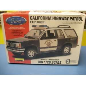  California Highway Patrol Explorer   Linberg   1/20 scale 