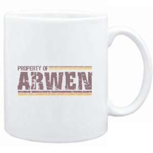  Mug White  Property of Arwen   Vintage  Female Names 