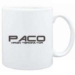  Mug White  Paco virgin terminator  Male Names Sports 