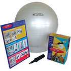 Ball Dynamics FitBALL Exercise Ball Package   65cm, Color Blue