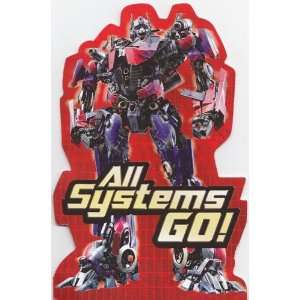   Card Birthday Transformers All Systems Go