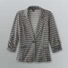 Stoosh Womens Ruched Blazer Jacket