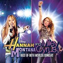 Disney Hannah Montana and Miley Cyrus Best of Both Worlds Concert CD 