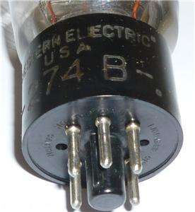   WE 274B vacuum tube rectifier. Original box, tests exc (TV 7D)  