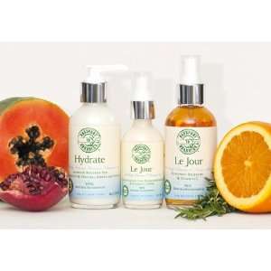 Gift Set Organic   Le Jour Vitamin C Toner Mist; Cream; and Hydrate 