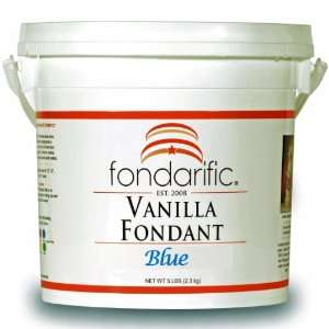 Fondarific Vanilla Blue Fondant Grocery & Gourmet Food