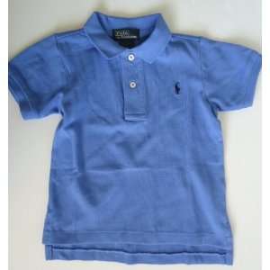   Ralph Lauren Baby Boy Polo Pony Mesh Blue Shirt, Size 18 Months Baby