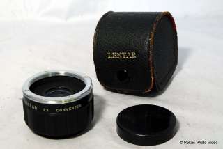 Pentax Lentar 2X teleconverter lens screw mount M42  