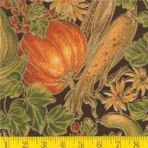  45 Wide Fall Crops Fabric By The Yard Arts, Crafts 
