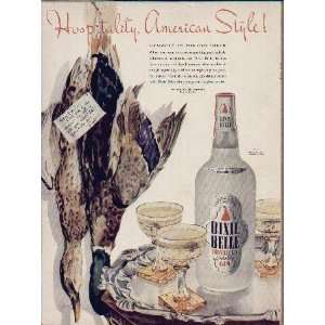  Hospitality, American Style  1942 Dixie Belle Gin ad 