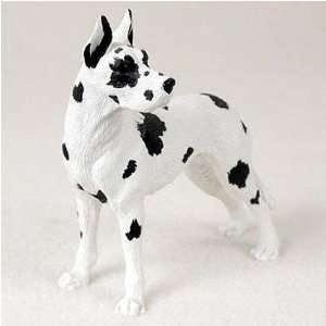 Great Dane, Harlequin Original Dog Figurine (4in 5in) Pet 