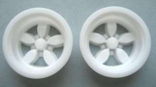 The below picture shows the wheels mounted in both the Revell and 