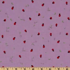  44 Wide Playday For Peep Squeaks Dots Purple Fabric By 