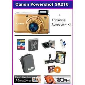  Canon PowerShot SX210IS 14.1 MP Digital Camera with 14x 
