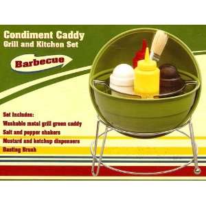  Condiment Caddy Grill and Kitchen Set 