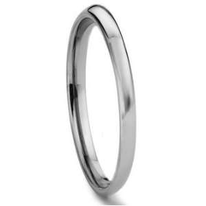  High Polished Titanium Wedding Band Ring For Men and Women Jewelry
