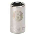 Armstrong 15 mm socket, 6 pt., Metric, 1/4 in. drive