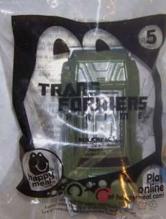 2012 McDonalds Transformers Prime #5 BULKHEAD Happy Meal toy   Sealed 