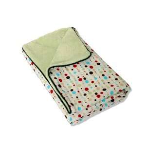  Classic Collection Red Dot Line Piped Blanket