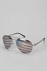 4th Of July Aviator Sunglasses