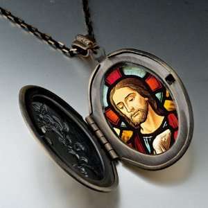 Religion Jesus Photo Pendant Necklace