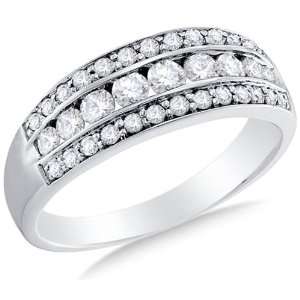 Wedding , Anniversary OR Fashion Right Hand Ring Band   w/ Channel 