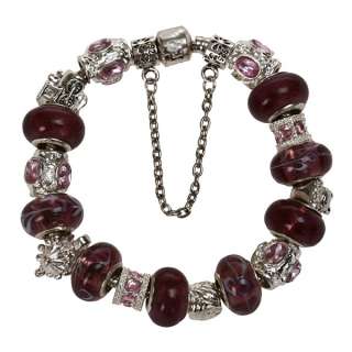   lampwork glass crystal European bracelet beads charms Jewelry  