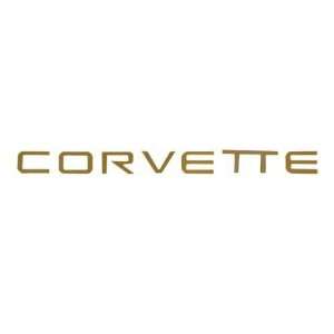  1991 92 93 94 95 96 Corvette Rear Letters Gold Plated 