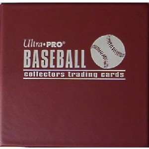  Ultra Pro Baseball Collectors Album in Burgundy 